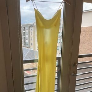 RESA yellow Slip dress